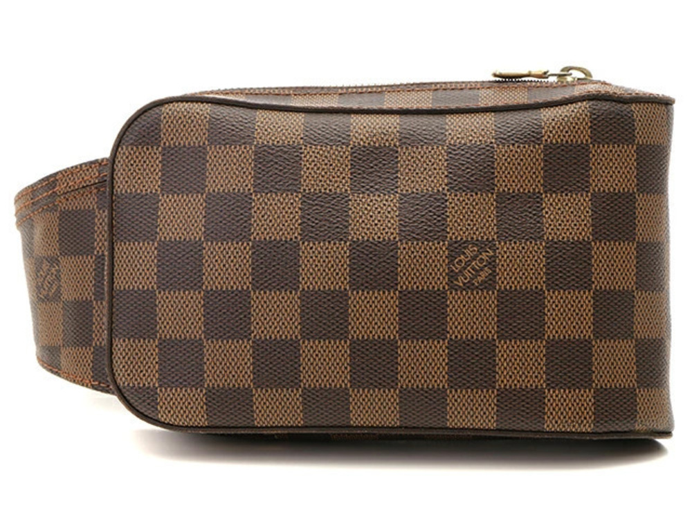 LOUIS VUITTON Geronimos Damier Ebene Brown Shoulder Bag New